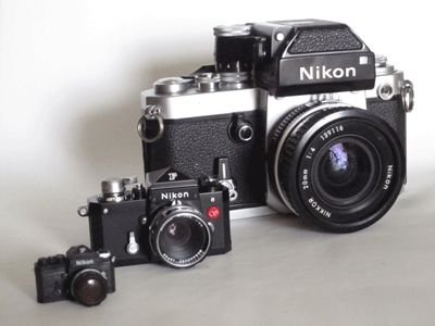 Micro, Mini, and Full-sized Nikon F